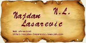 Najdan Lašarević vizit kartica